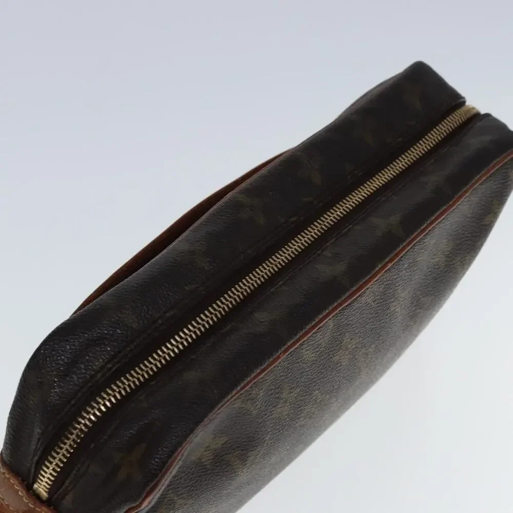 Louis Vuitton Monogram Compiegne 28 Clutch Bag Brown